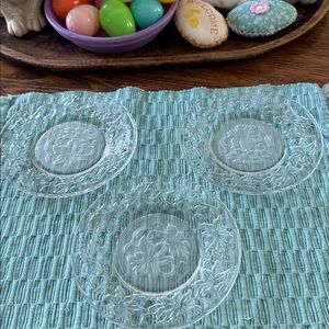 Vintage Princess House Fantasia Saucers 6” - set of 3